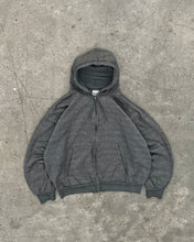 Load image into Gallery viewer, FADED OUT BLACK ZIP UP HOODIE - 1990S
