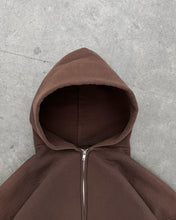 Load image into Gallery viewer, FADED BROWN RUSSELL ZIP UP HOODIE - 1990S
