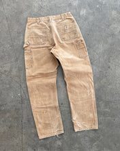 Load image into Gallery viewer, CARHARTT FADED TAN DOUBLE KNEE WORK PANTS - 1990S
