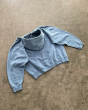 Load image into Gallery viewer, FADED SLATE BLUE HOODIE - 1990S
