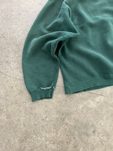 Load image into Gallery viewer, DISTRESSED &amp; FADED PINE GREEN SWEATSHIRT - 1990S

